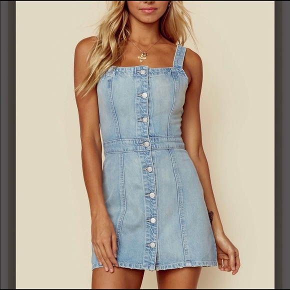 Planet Blue Dresses & Skirts - denim dress xs boyish